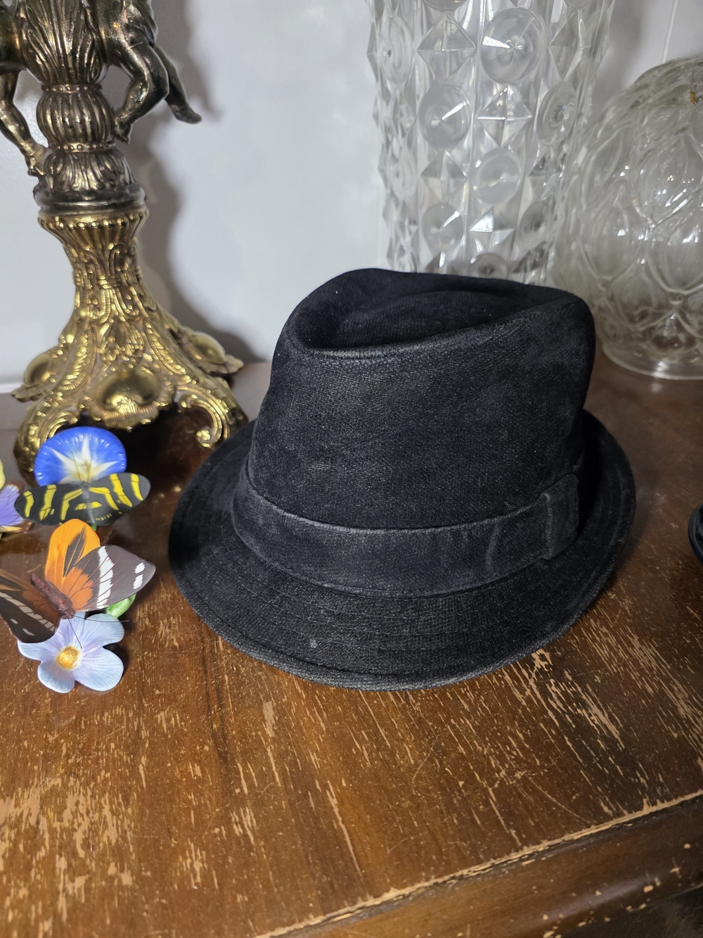 Rivington & Mott New York Classic Black Fedora Hat – Size M/L
